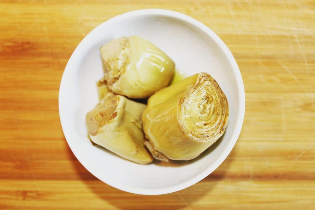 Immagine di carciofi sgocciolati