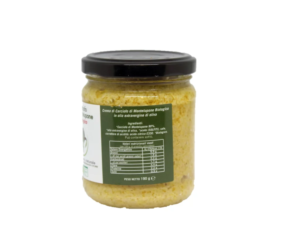 Crema di Carciofo di Montelupone bio in olio EVO