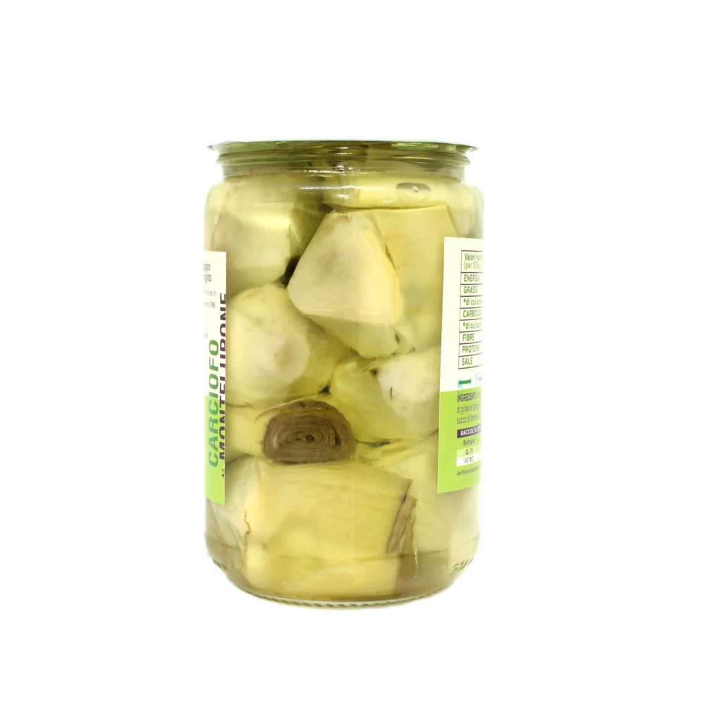 Carciofo di Montelupone bio in olio di semi di girasole in barattolo