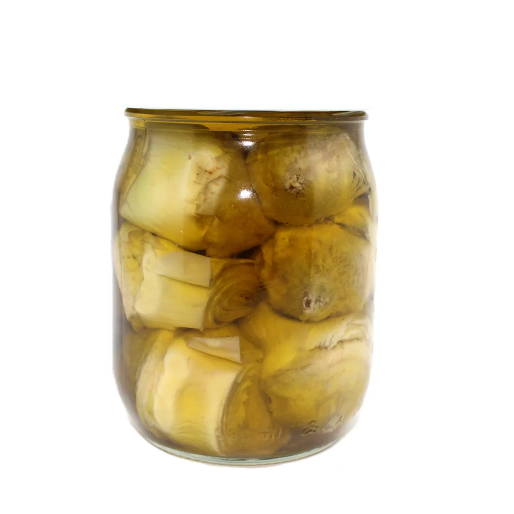 Carciofo di Montelupone bio sott'olio extra vergine di oliva in barattolo