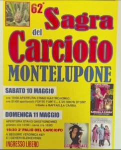 Manifesto della Sagra del Carciofo di Montelupone 2025
