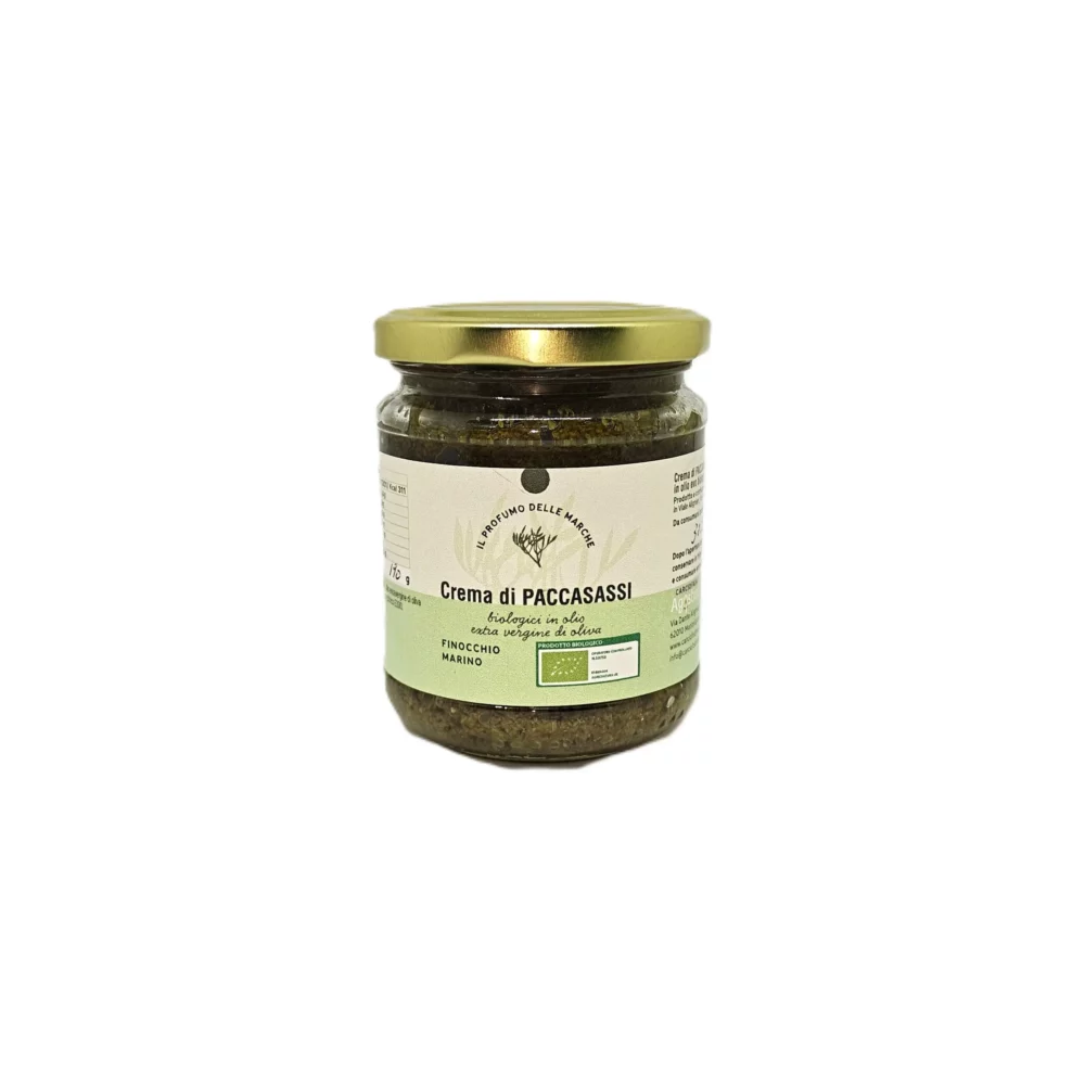 Crema di paccasassi bio in barattolo