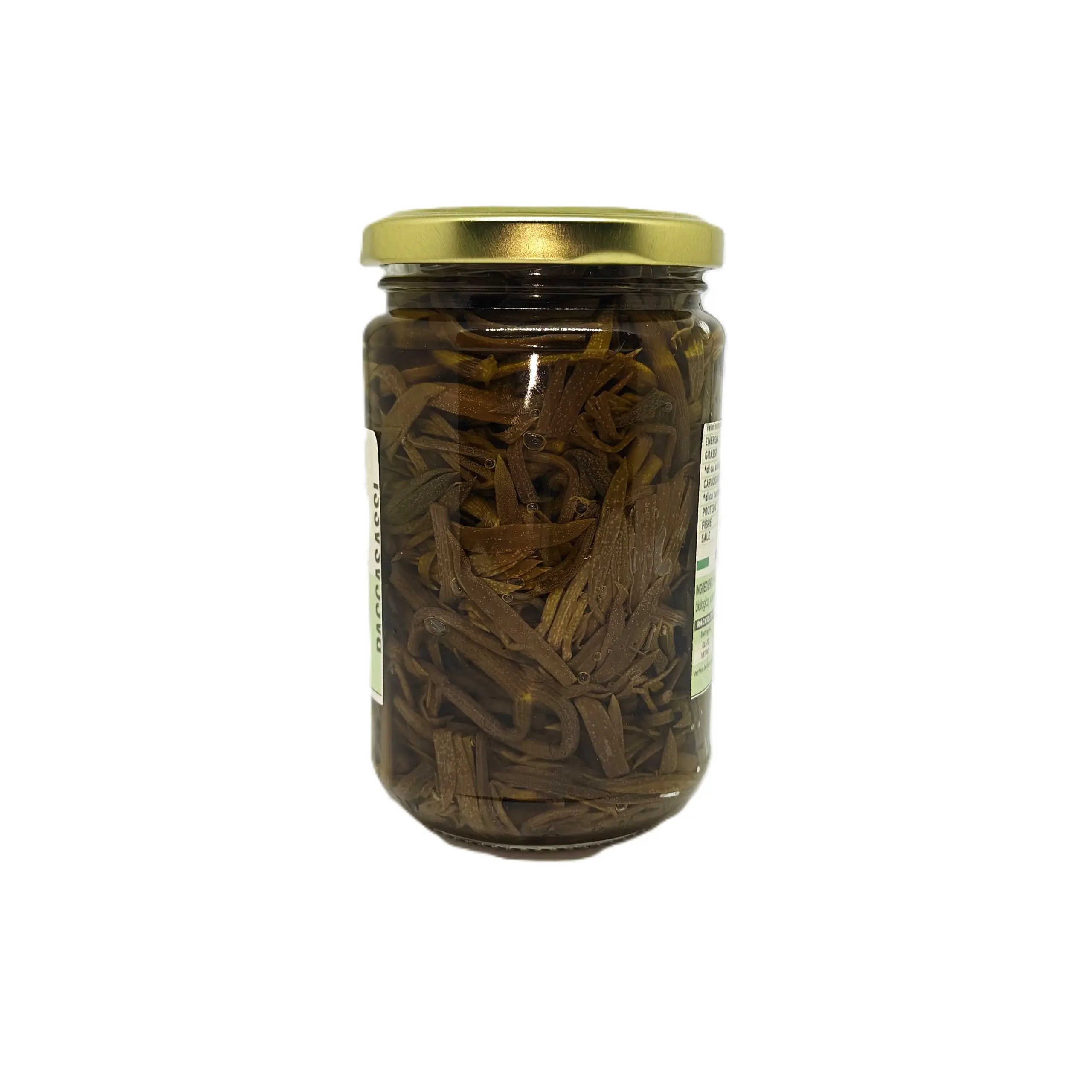 Paccasassi biologici sott'olio extra vergine di oliva in barattolo