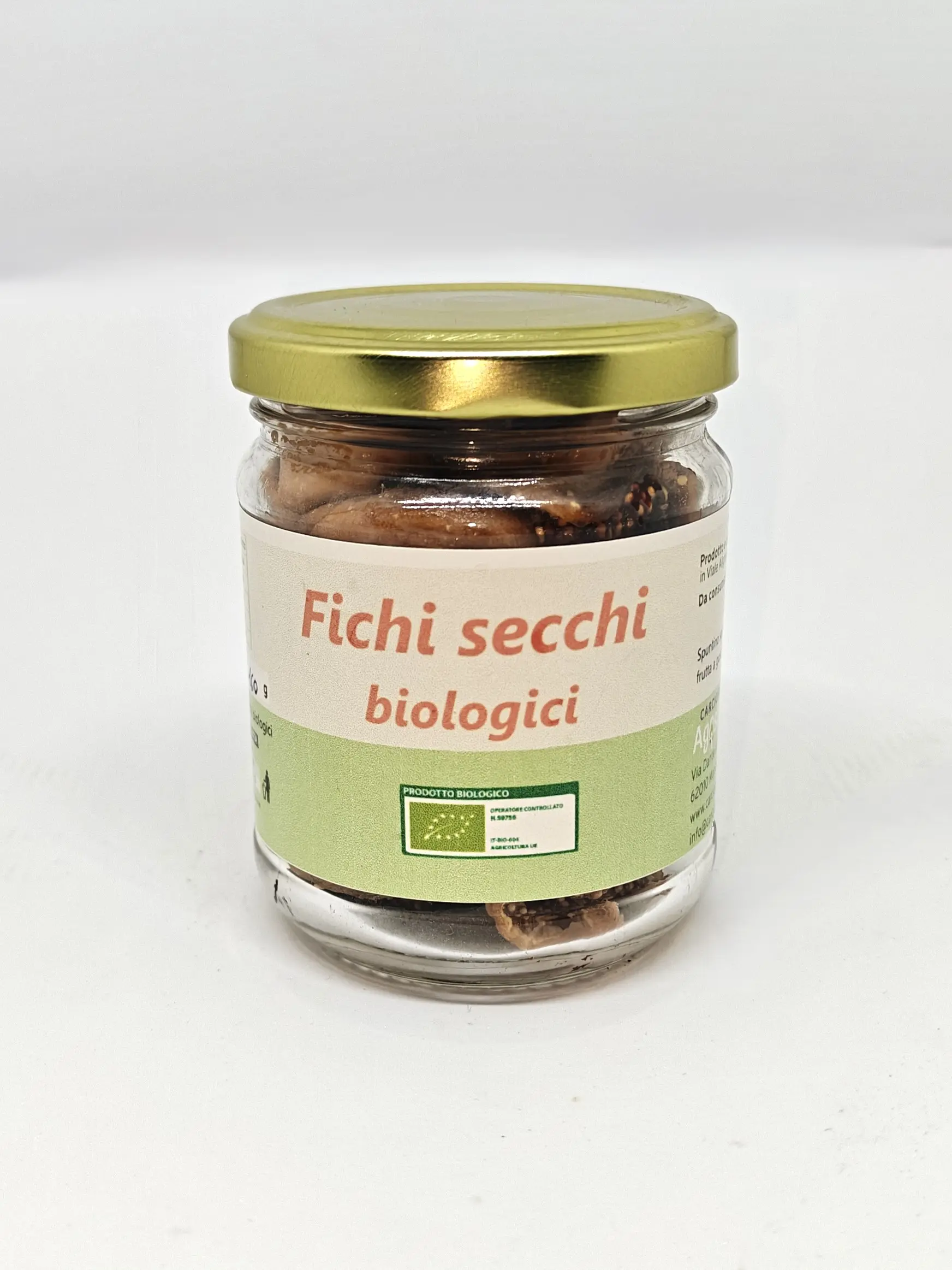 Immagine del vasetto di fichi secchi biologici da 160g